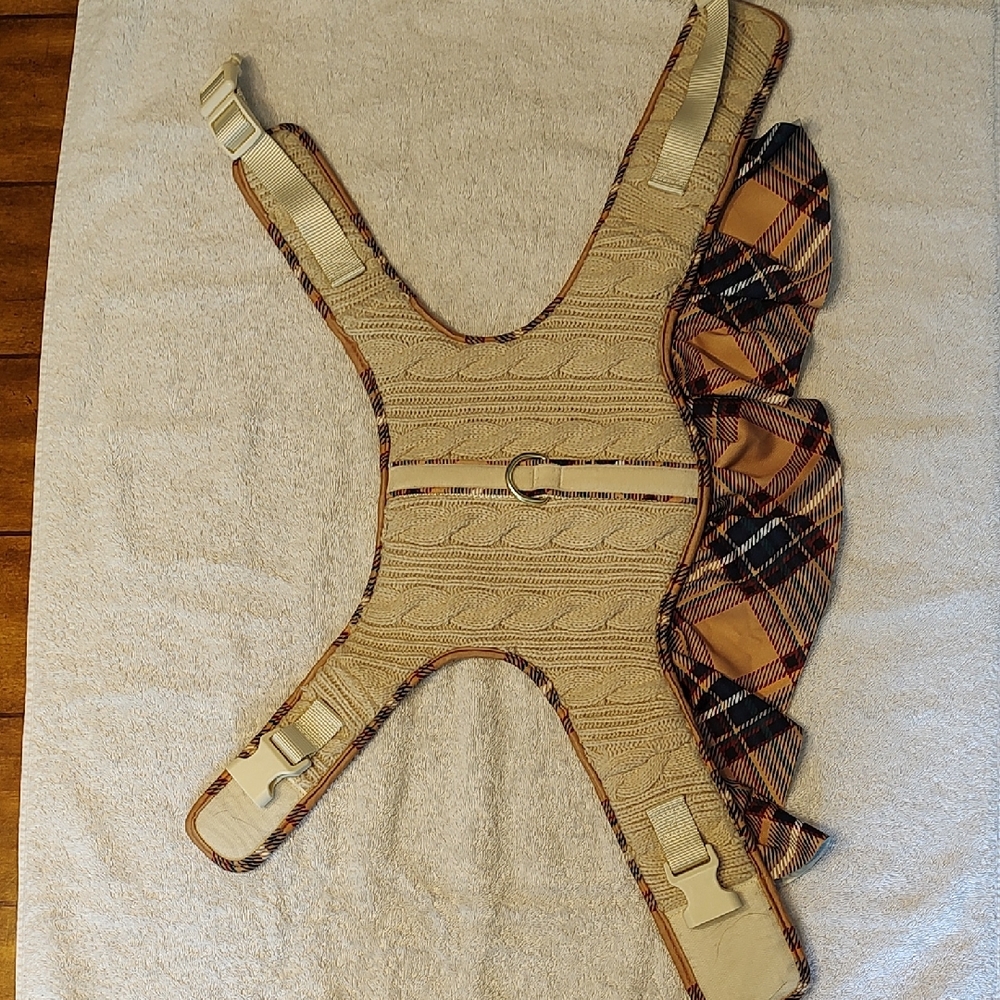 Head Plaid Vest Harness